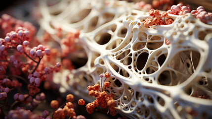 Healthy bone and osteoporosis. Generative Ai