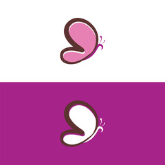 Obraz premium Big butterfly icon,Butterfly silhouette icons set, Vector Illustrations,white background,vector outline icons,Butterfly logo,Vector butterfly abstract logo