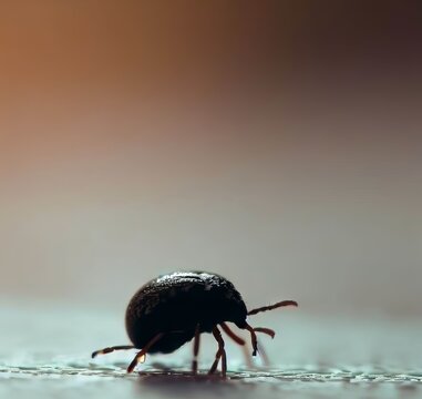 Beetle On White Background