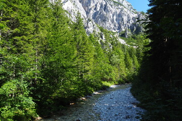 Klausbach bei Ramsau, Berchtesgadener Land, Oberbayern, Bayern, Deutschland