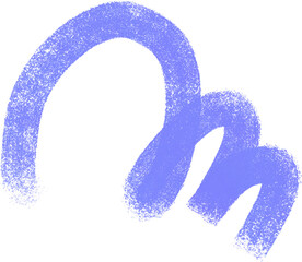 Abstract Brushstroke Watercolor Illustration