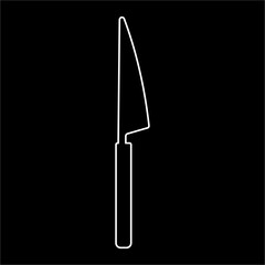 knife kitchen sharp cut cook line doodle