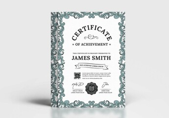 Ornate Certificate Layout