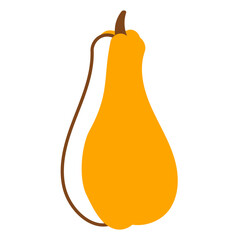 pumpkin yellow autumn food line element icon