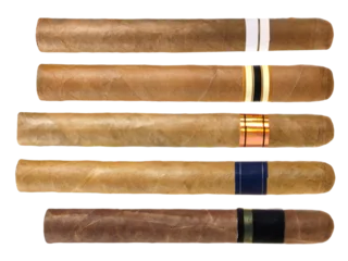 Foto auf Acrylglas Havana Single Cigars - Transparent PNG Background