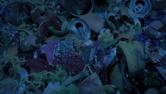 Garbage Pile In The Dark
