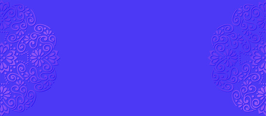 High Quality Light  Color Background design with corner pattern