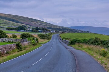 winding road in the mountains