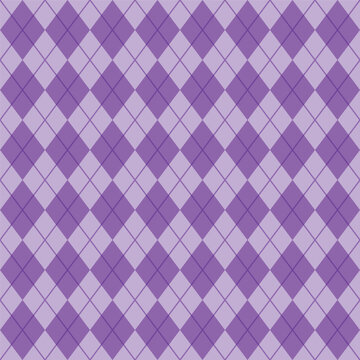 Purple Seamless Argyle Pattern