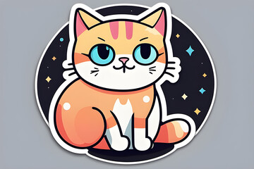 Lovely cat. Generative AI