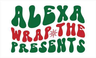 Christmas Retro SVG Design Template
