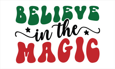 Christmas Retro SVG Design Template