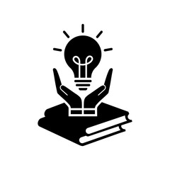 Intelligence and knowledge  care logo and vector icon design.