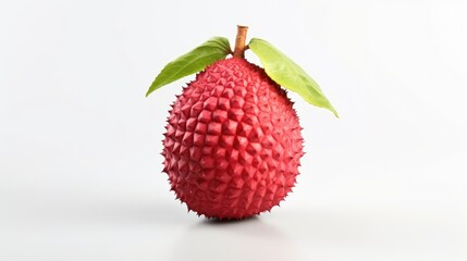 strawberry long wedge. isolated object, white background