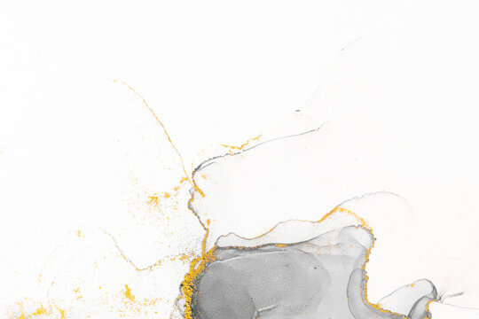 Marble ink abstract art from meticulous original painting abstract background . Painting was painted on high quality paper texture to create smooth marble background pattern of ombre alcohol ink .