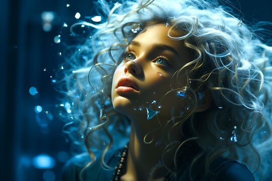 The Starseed Portrait Collection : Indigo Child.