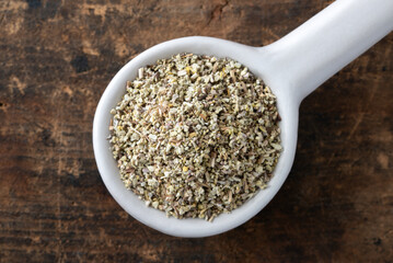 Rubbed Sage on a Spoon
