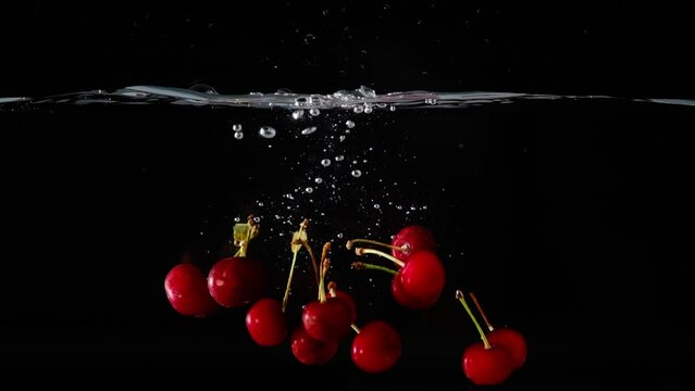 cherry in water
