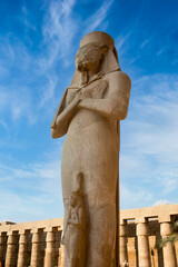 Statue of Ramses II in Karnak temple, Luxor, Egypt