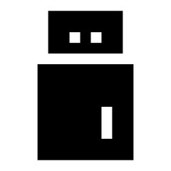 Usb icon. Internet technology concept. Icon in line style
