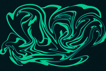 Obraz premium Oil spill smudge abstract spilled paint green toxic noise background texture luminescent