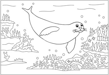 Adventure Coloring Book Animal Kingdom and Wild Safari