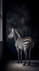 Perspective of a African Zebra