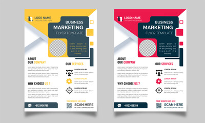 Business Flyer Design Template, A4 Flyer ,Brochure Cover, Creative Flyer , Layout ,A4 Poster, Template, Vector Business Flyer Layout, Corporate Flyer,