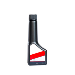 Motor lubricant Bottle isolated on white background.