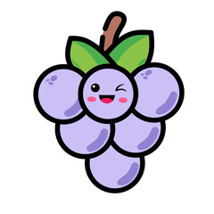 pictures of fruit with happy emotions that are suitable for inviting children to like eating fruit