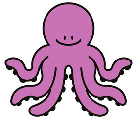 octopus cartoon illustration