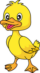 Fototapeta premium Duck cartoon character vector art