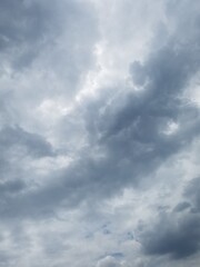 Sky and clouds in bad weather