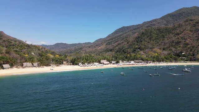 Amazing 4k drone footage recently taken on Yelapa Beach near Puerto Vallarta in Mexico