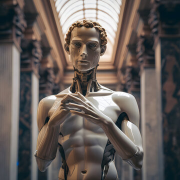 El David de Miguel &Aacute;ngel, versi&oacute;n rob&oacute;tica