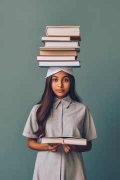 Academic Overachiever Fictional Character Created By Generative AI