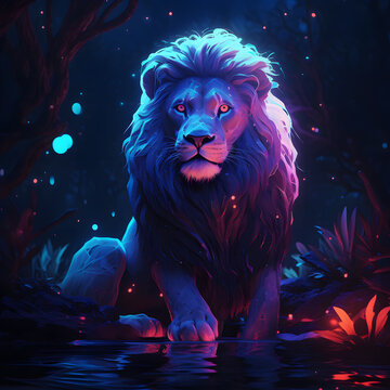 Le&oacute;n nocturno