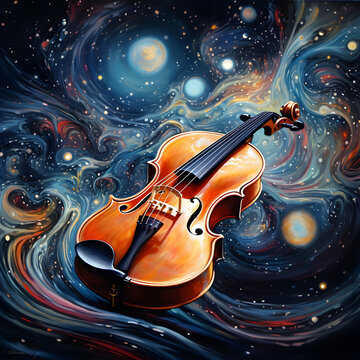 Viol&iacute;n en la galaxia