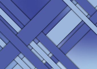 Geometric modern blue line pattern presentation background