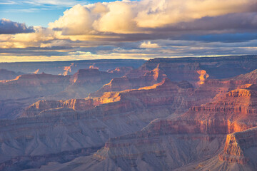 sunset in the Grand Canyon