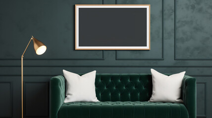 modern interior with sofa