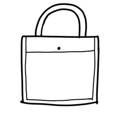 white shopping bag