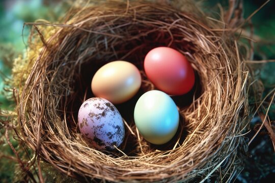 Four Eggs in a Bird's Nest