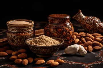 Spices and Nuts Display