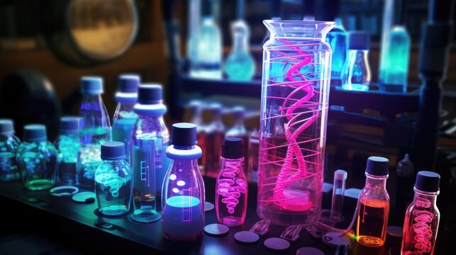 Biohacking genetic engineering tools. Generative AI