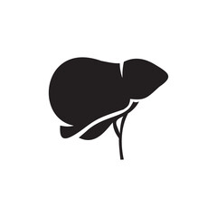 Liver icon vector illustration sign