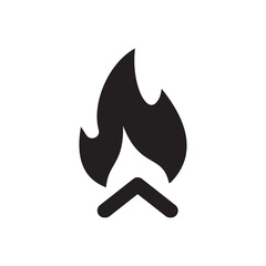Wooden Camp Fire, Bonfire, Campfire icon