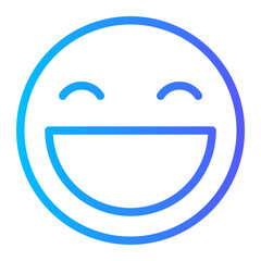 grinning gradient icon