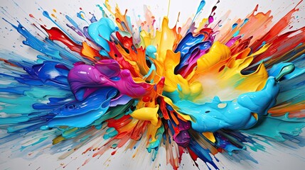 Generative AI Abstract fullcolor art, fullcolor abstract art, absract fullcolor fluid, fullcolor splash art, abstract fullcolor spalsh art, abstract fullcolor, 