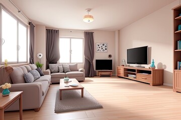 Fototapeta premium modern living room